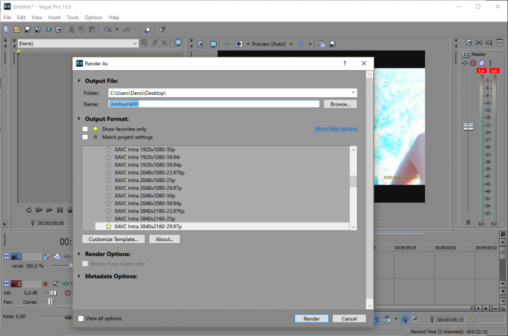 Как сохранить видео в вегасе в mp4. Sony Vegas 13 формате. Формат сони Вегаса. Как сохранить вилео в Вега про. Экспорт сони Вегас 13.